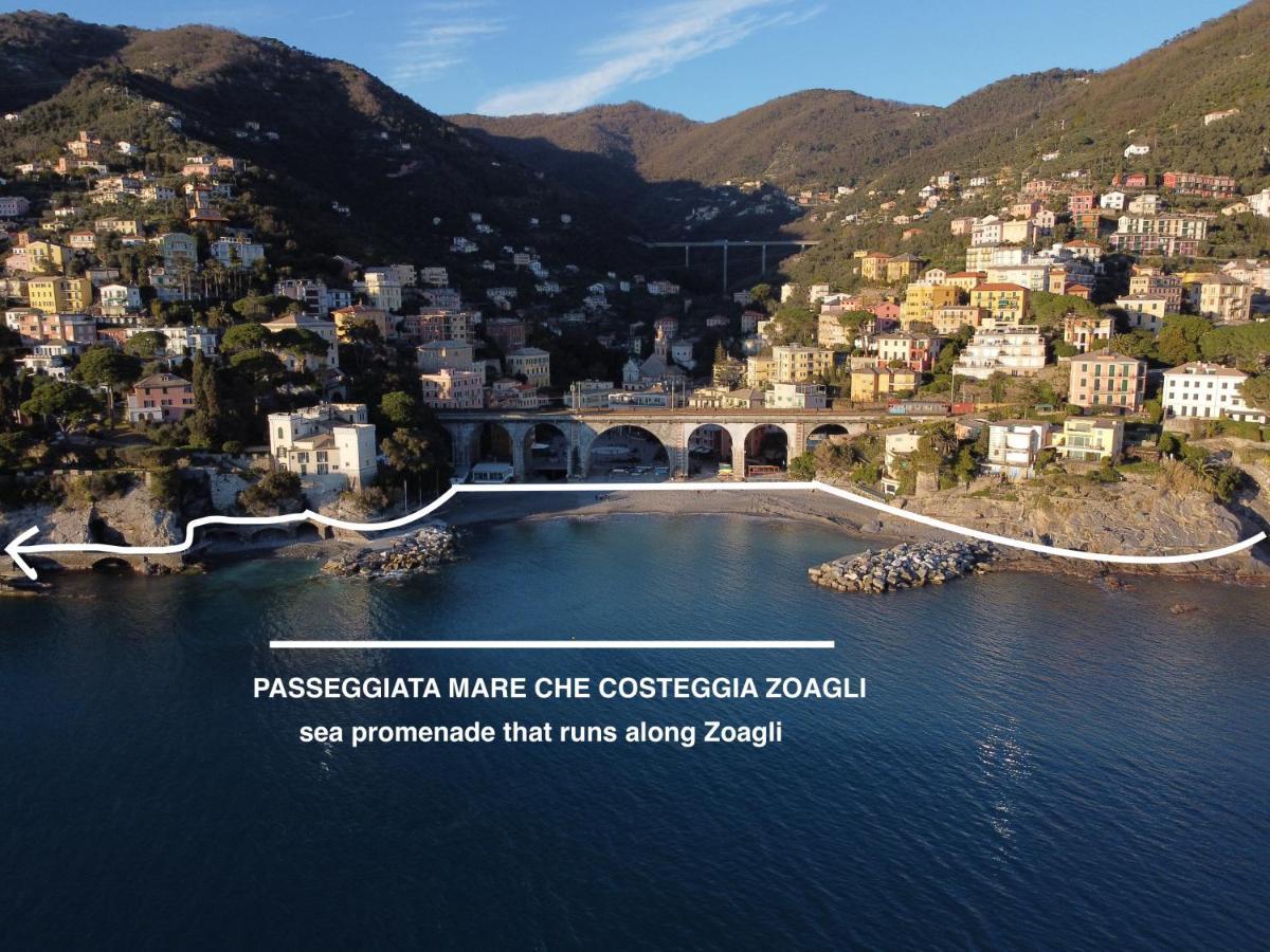 La Terrazza Sul Mare Apartment Zoagli Ngoại thất bức ảnh
